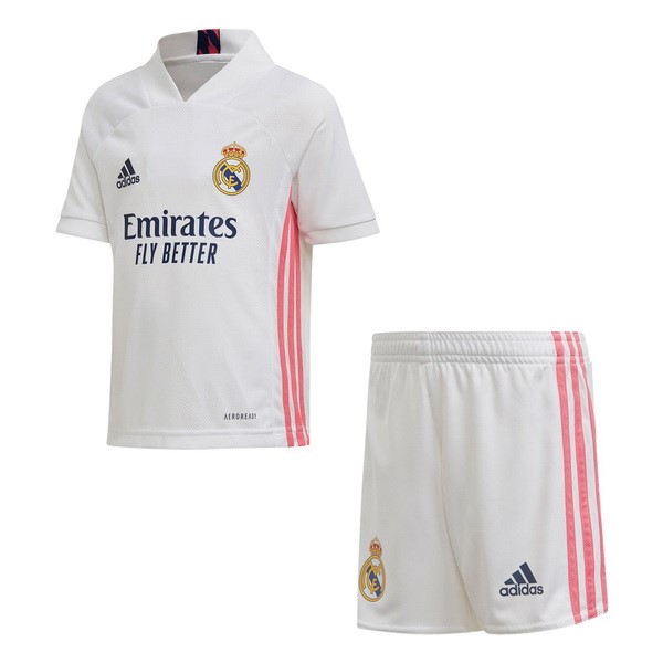 Trikot Real Madrid Heim Kinder 2020-21 Weiß Fussballtrikots Günstig